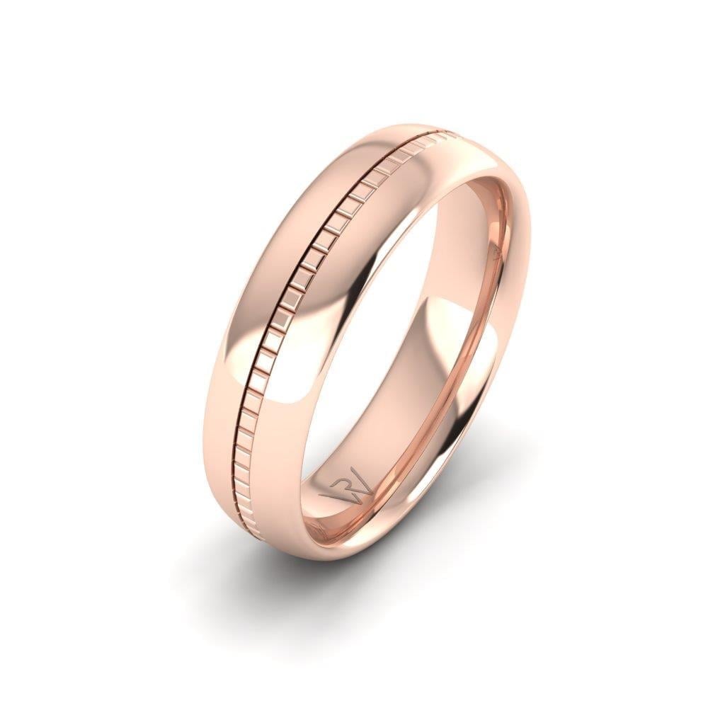 Alliances classiques femme Harmona Or Rose