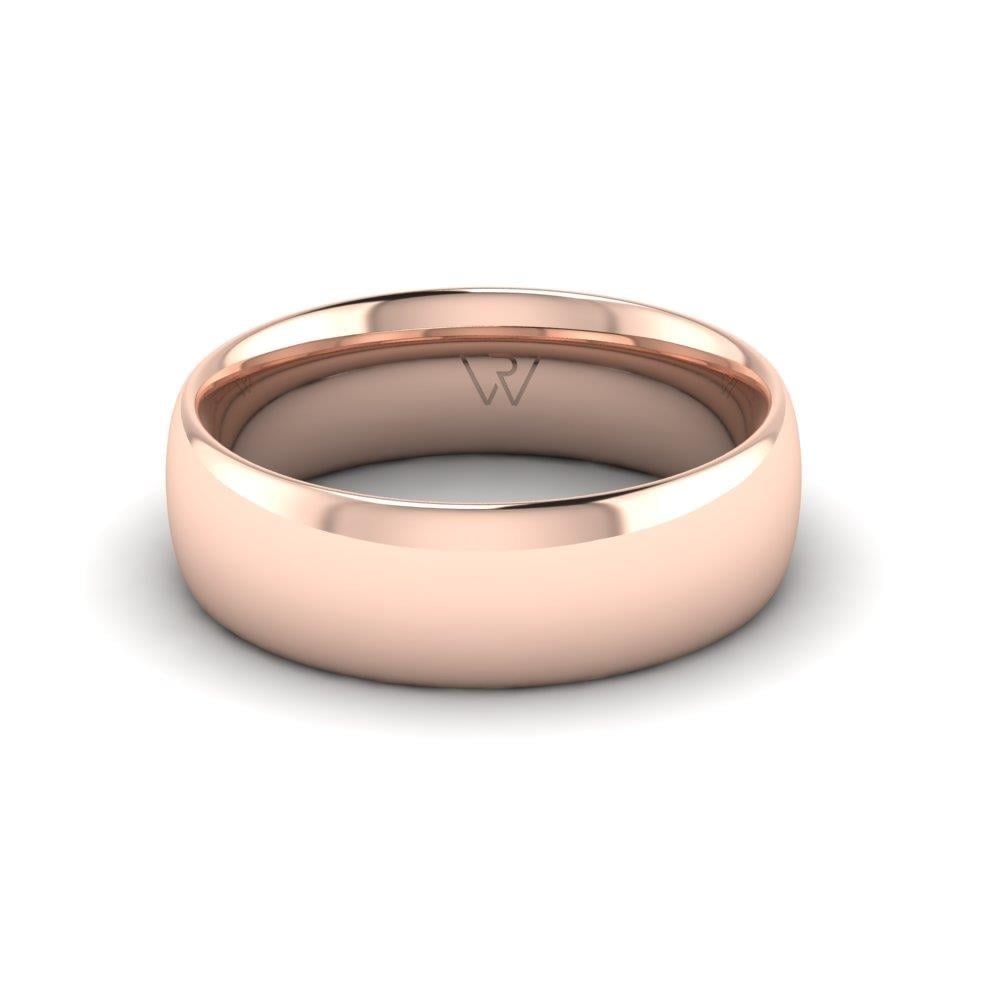 Alliances classiques femme Mystique Or Rose