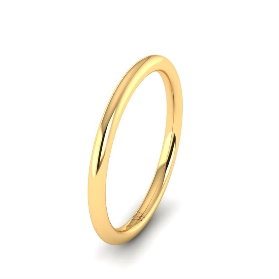 Alliances classiques femme Nymphe Argent Plaqué Or Jaune