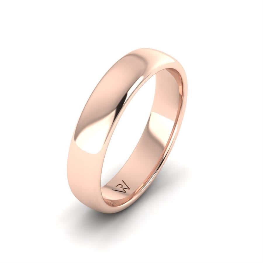 Alliances classiques homme Brilliant Dawn Or Rose