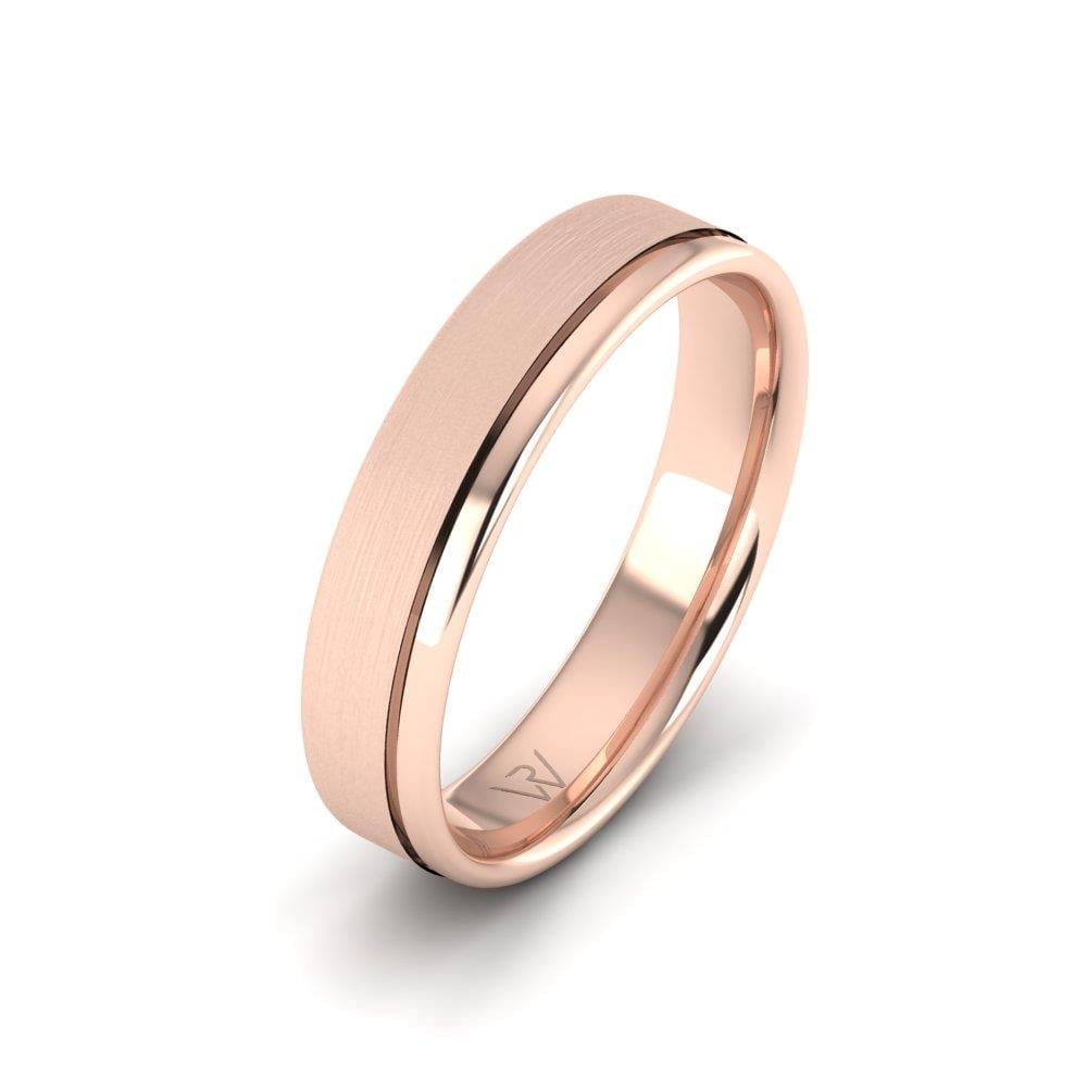 Alliances classiques homme Enchantla Or Rose