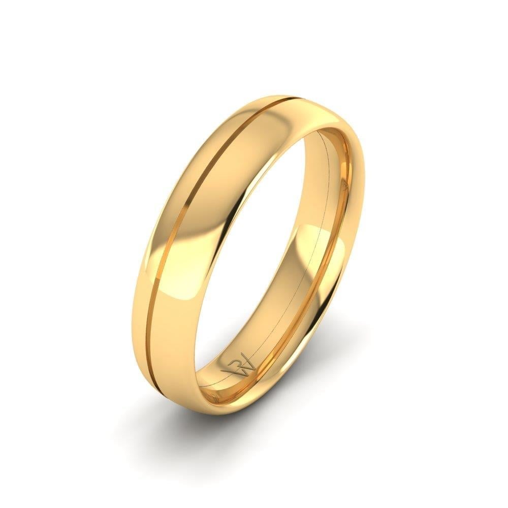 Alliances classiques homme EternalTwist Or Jaune