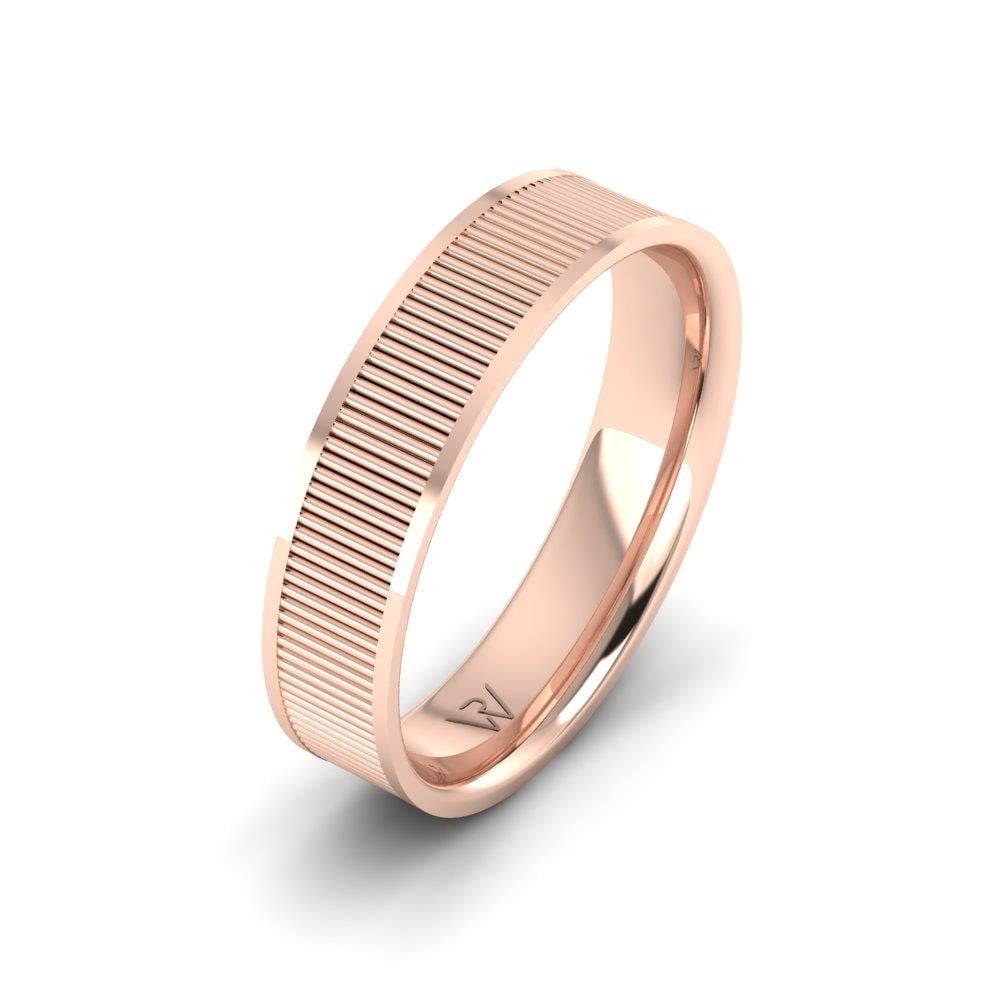 Alliances classiques homme Infinifire Or Rose