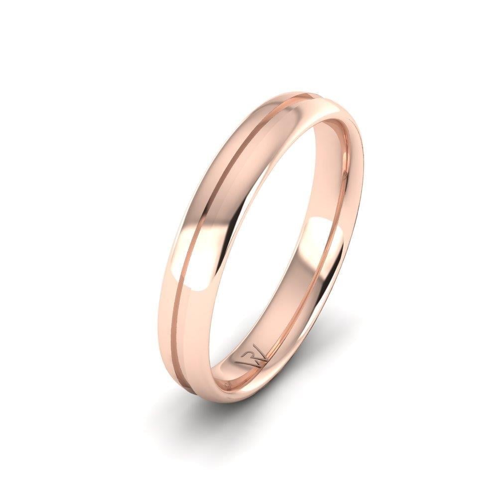 Alliances classiques homme PassionBond Or Rose