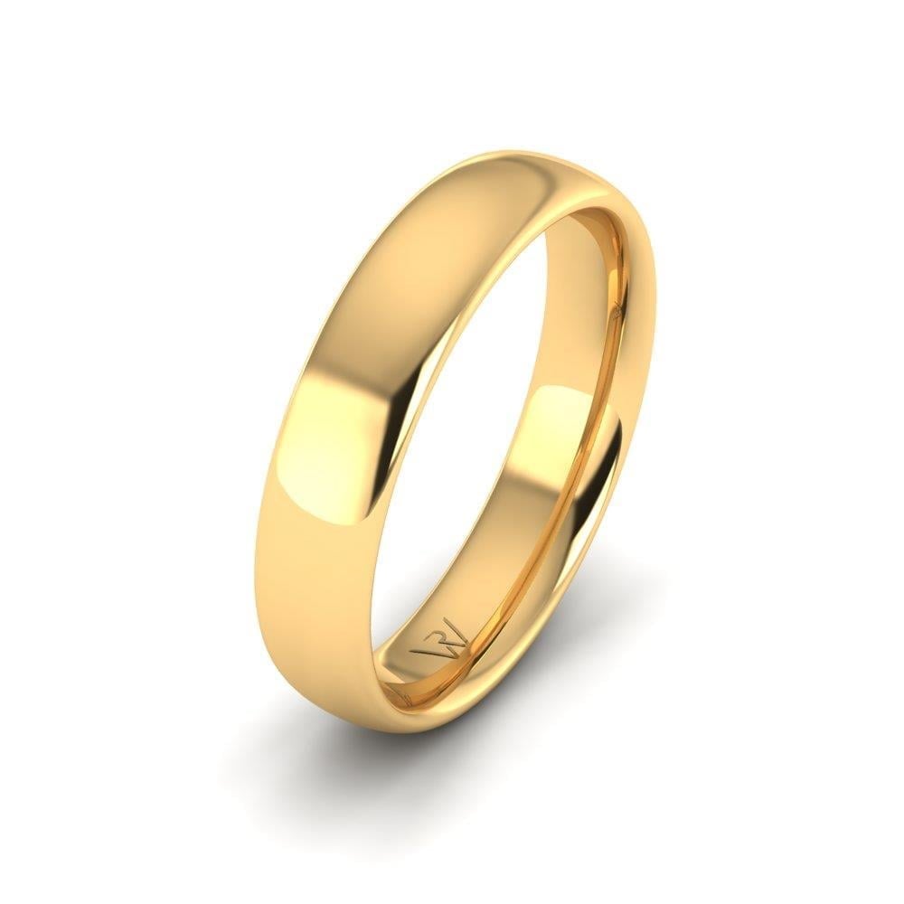 Alliances classiques homme PureHearts Or Jaune