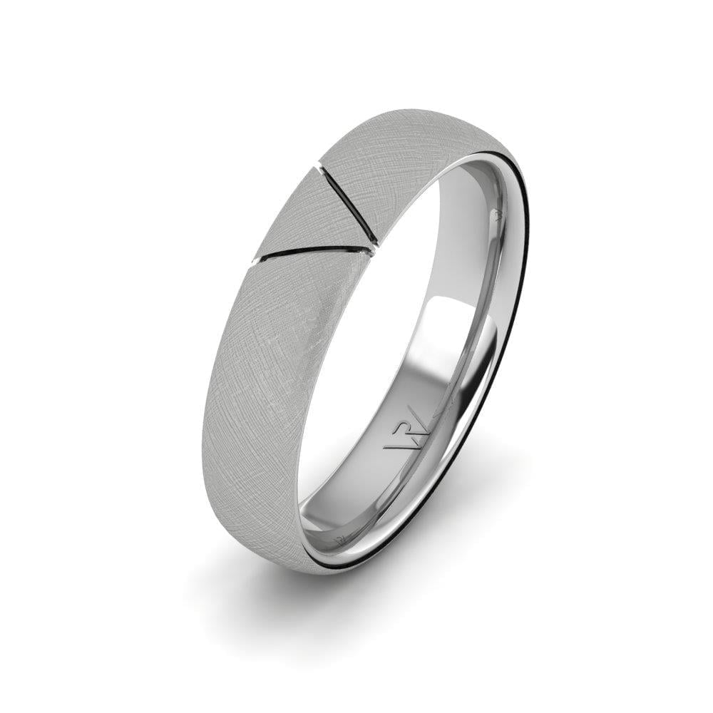 Alliances classiques homme Shineify Or Blanc