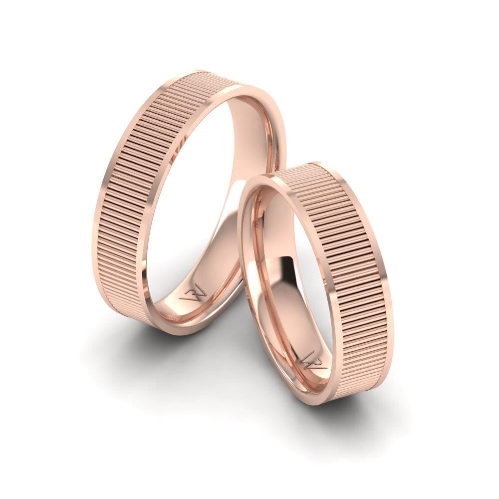 Alliances classiques Infinifire Or Rose