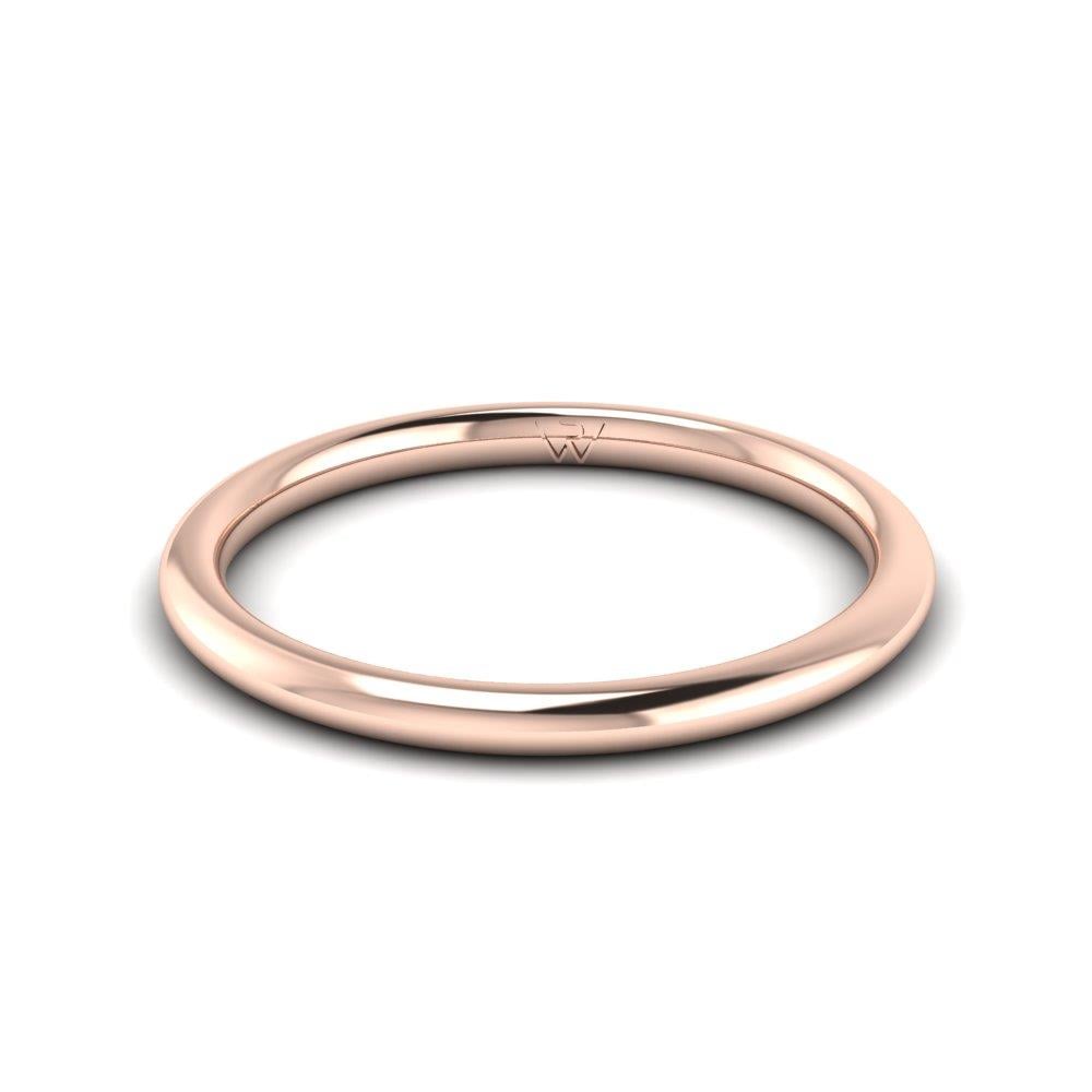 Alliances classiques Nymphe Argent Plaqué Or Rose