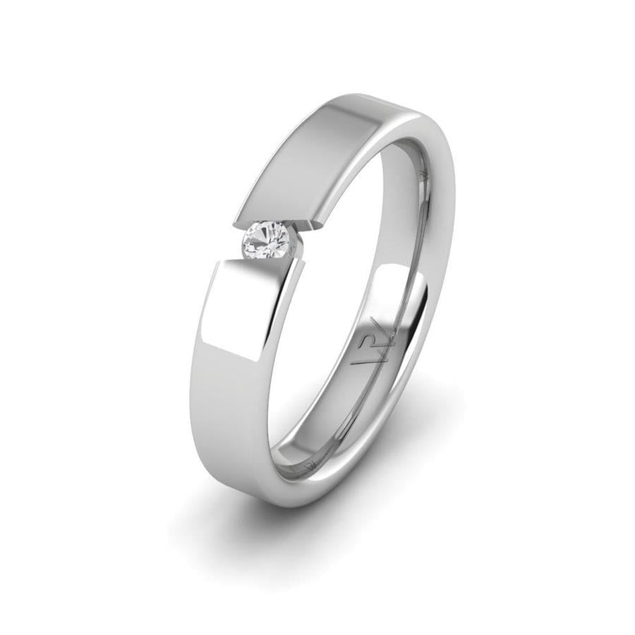 Alliances Couple en Platine RadiantBands Oxyde de Zirconium