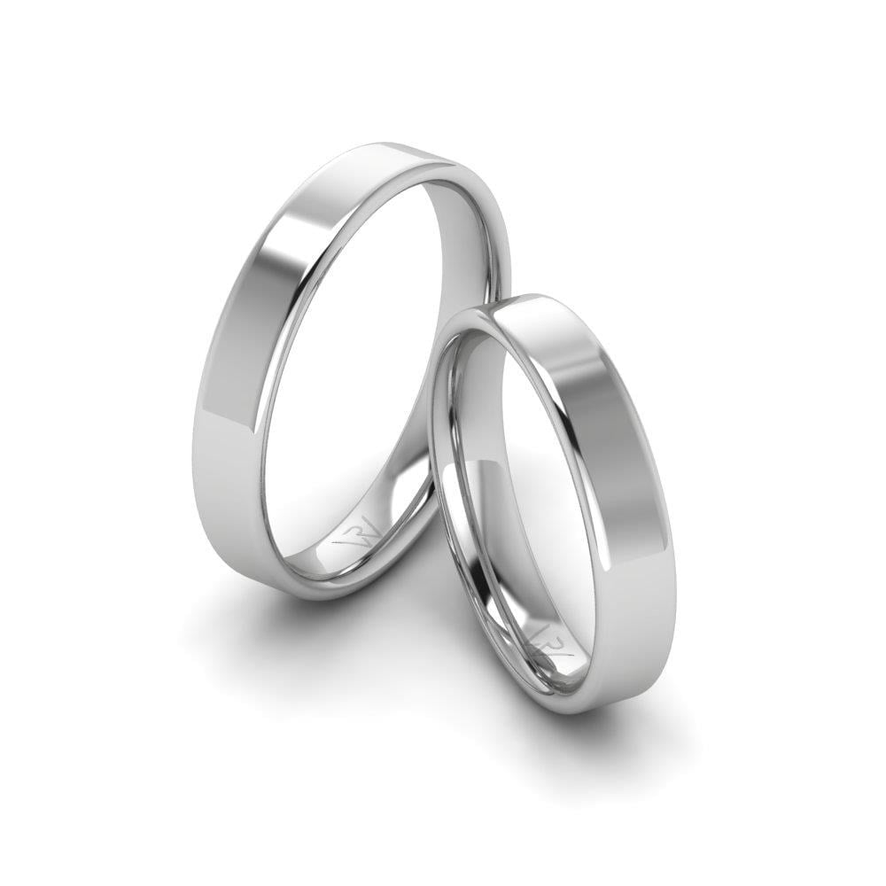 Alliances en argent couple Éclat 1.06 ct