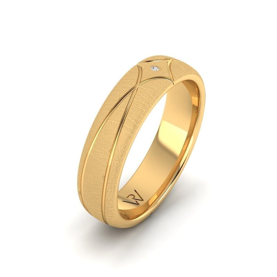 Alliances en Argent Plaqué Or jaune couple Dream