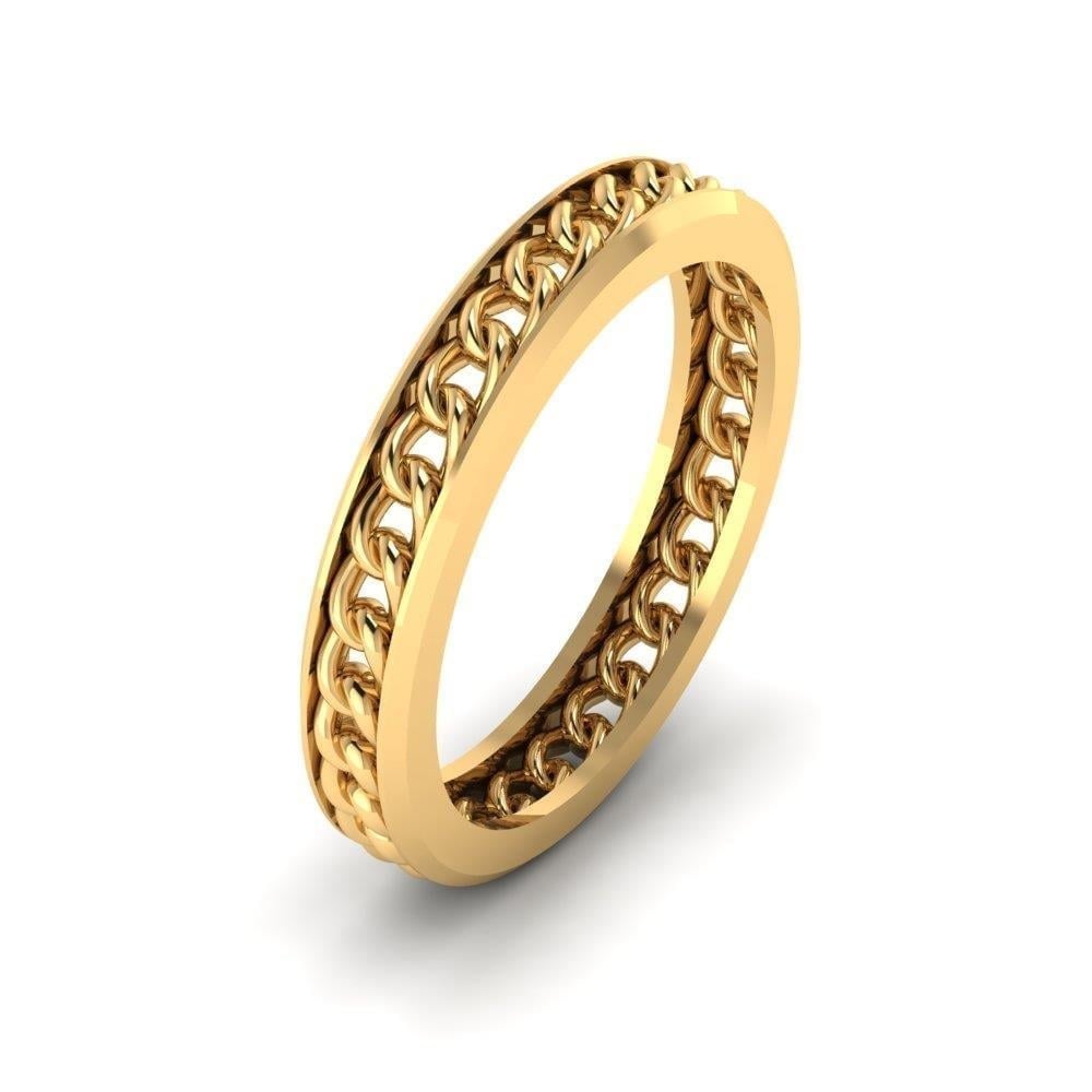 Alliances en Argent Plaqué Or jaune couple Affectionflare