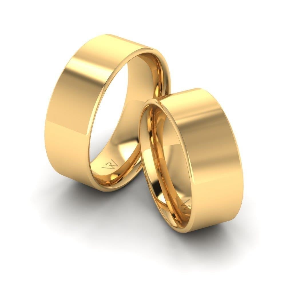 Alliances en Argent Plaqué Or jaune couple Féérie