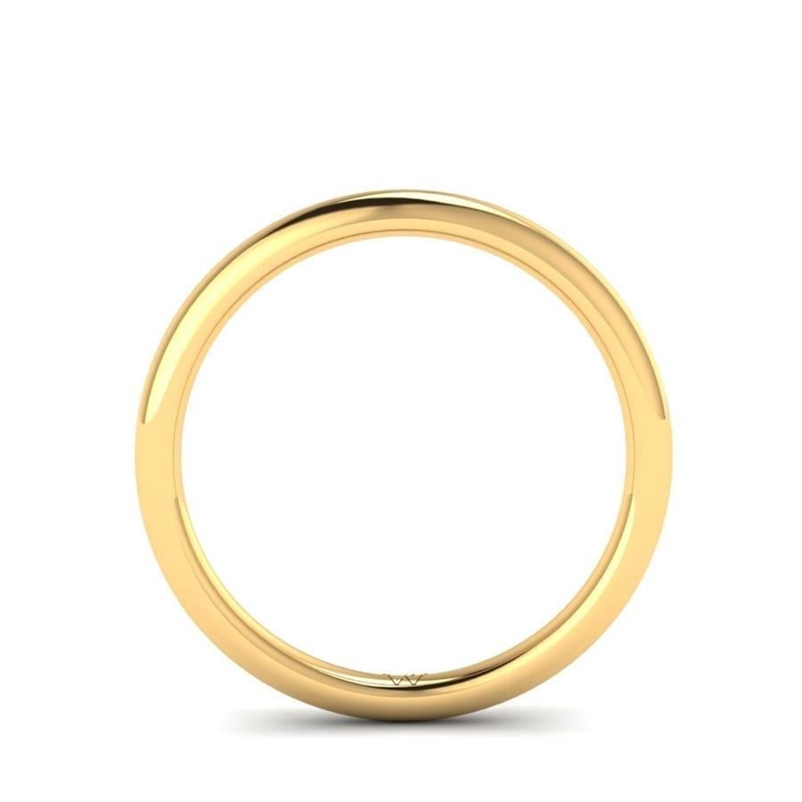 Alliances en Argent Plaqué Or jaune couple Adore Glorious