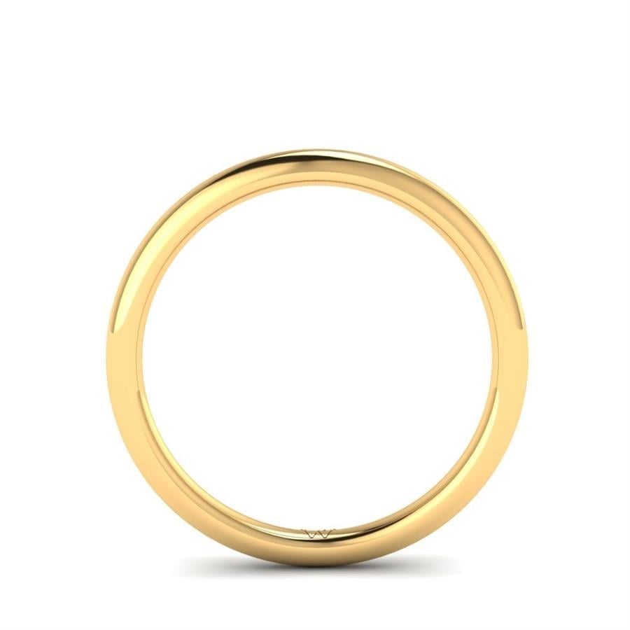 Alliances en Argent Plaqué Or jaune couple Adore Glorious