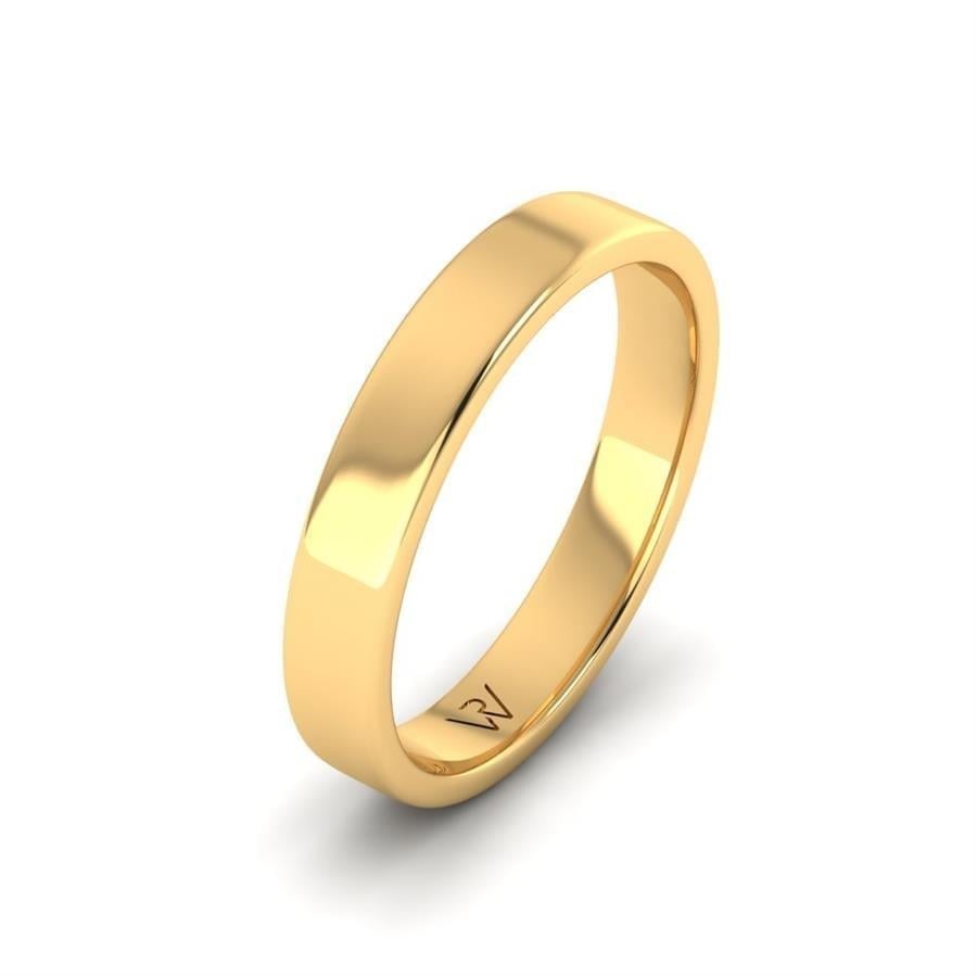 Alliances en Argent Plaqué Or jaune couple Alluring Safety