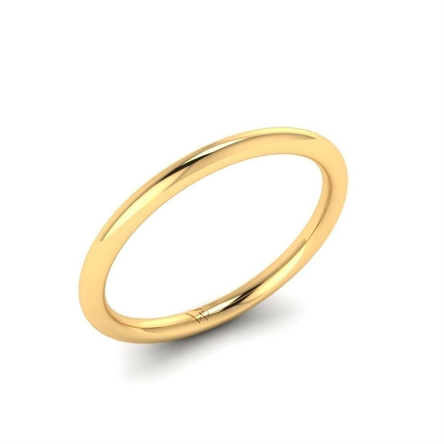 Alliances en Argent Plaqué Or jaune couple Adore Glorious