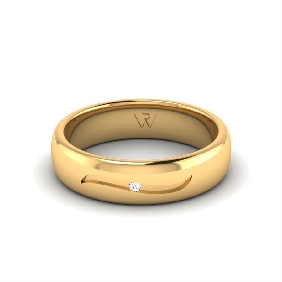 Alliances en Argent Plaqué Or jaune couple Adore Glorious