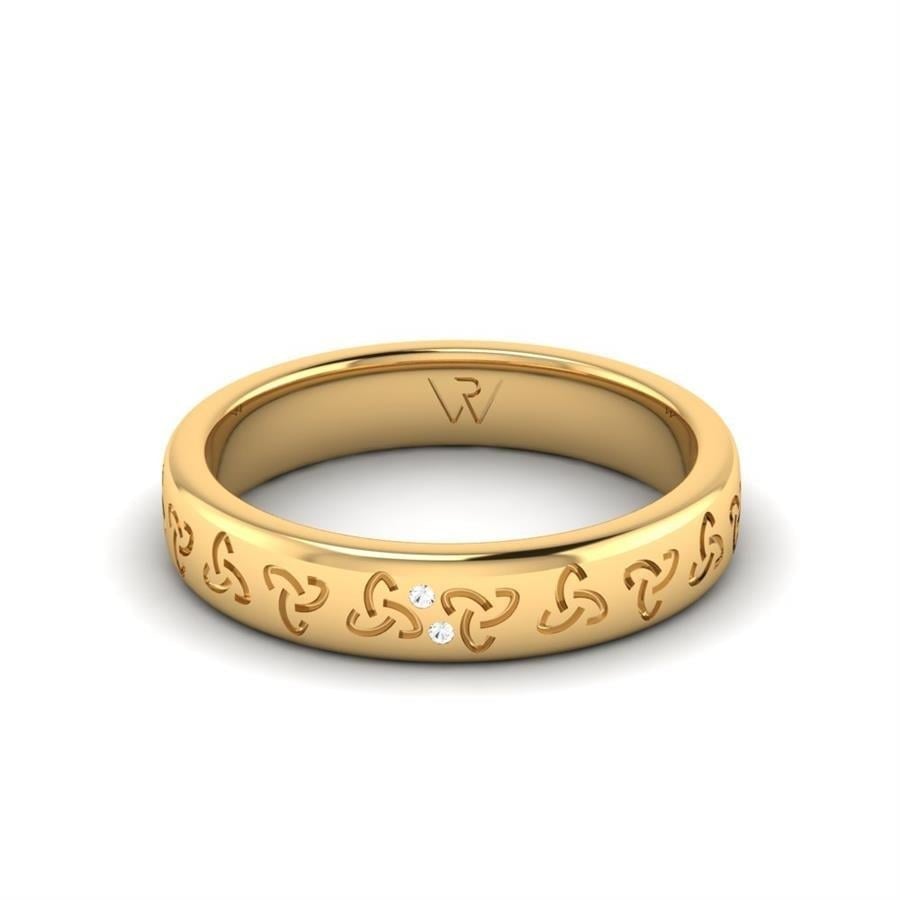 Alliances en Argent Plaqué Or jaune Femme Andrea