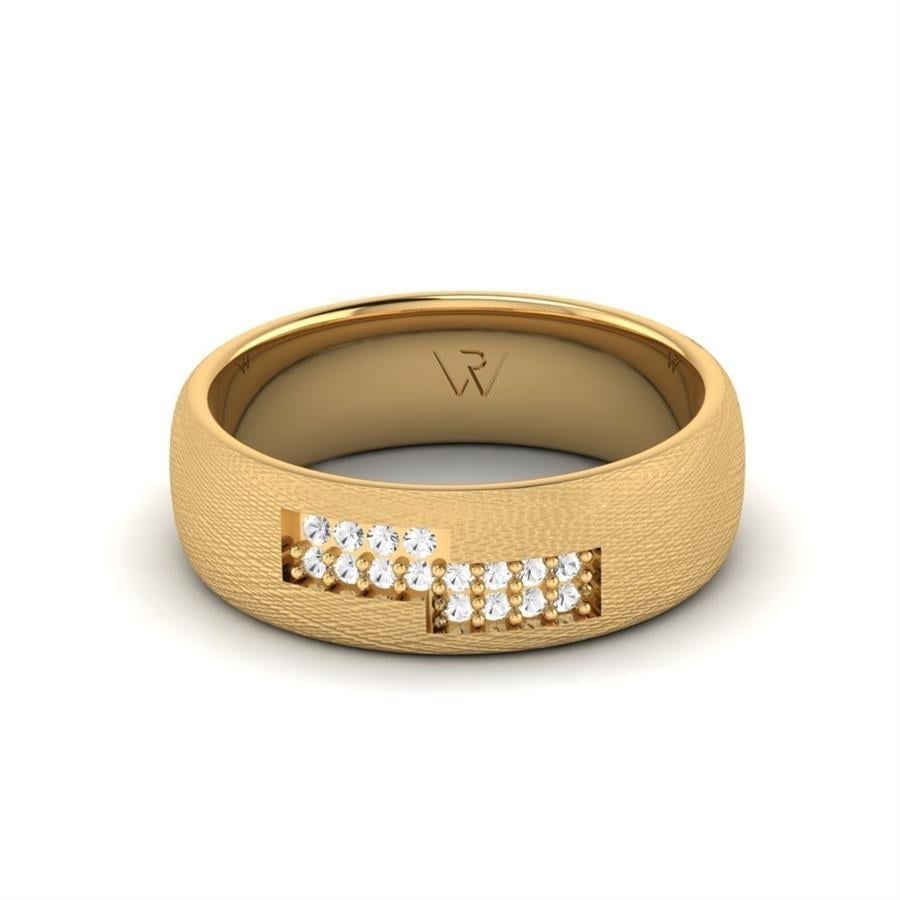 Alliances en Argent Plaqué Or jaune Femme Light