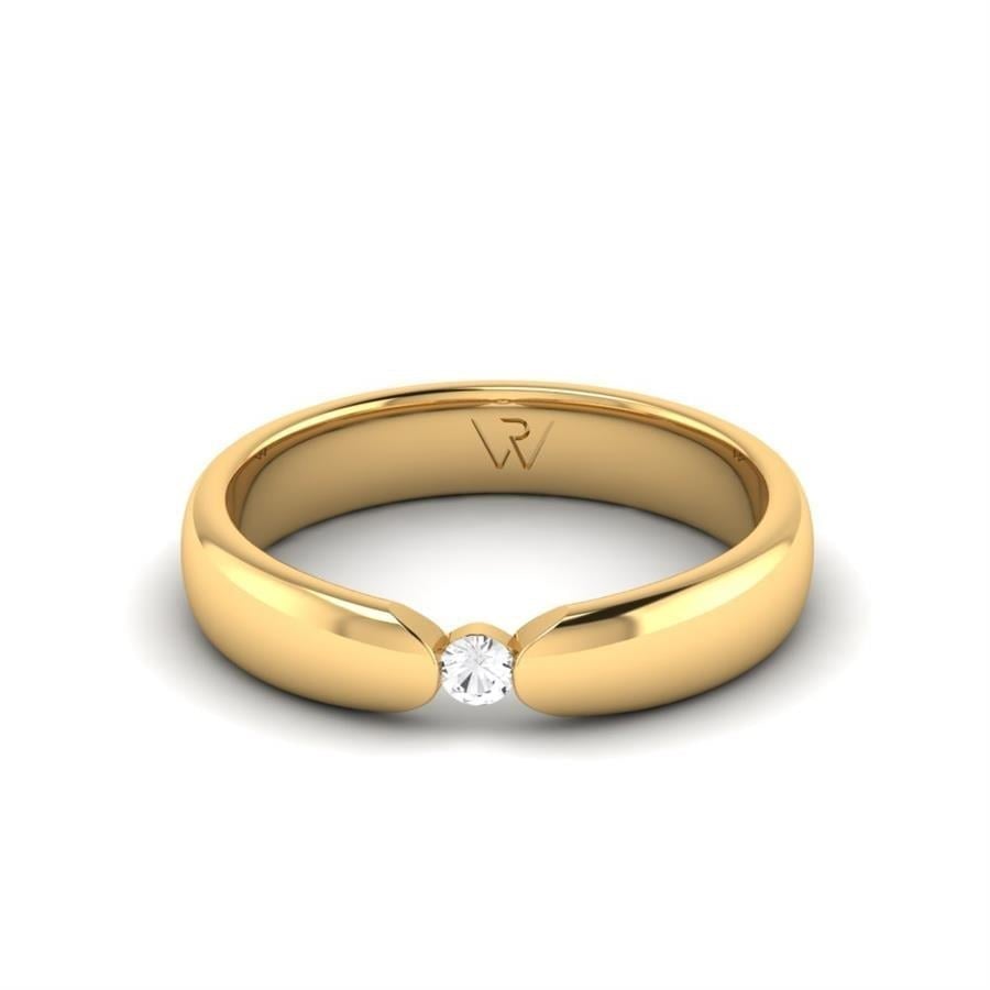 Alliances en Argent Plaqué Or jaune Femme Heavenly Sensational