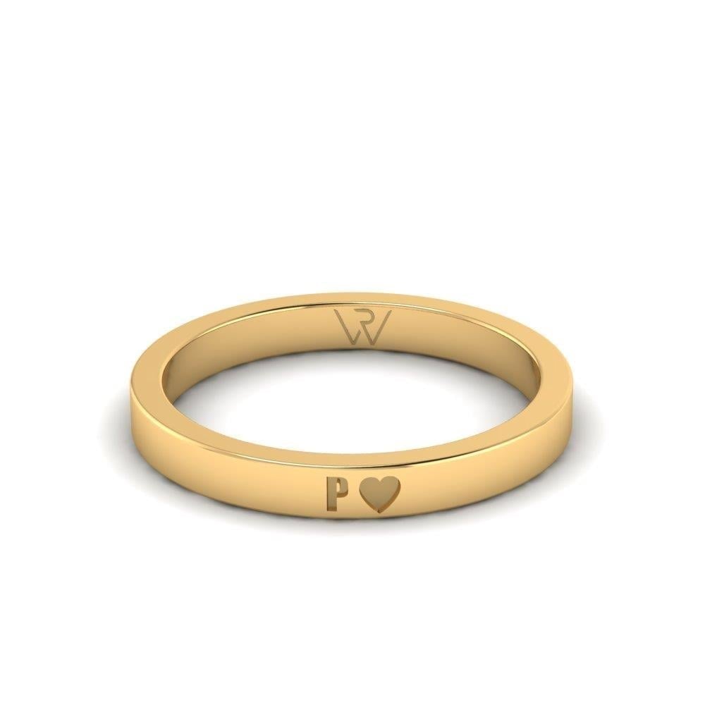 Alliances en Argent Plaqué Or jaune Femme Delight Flora