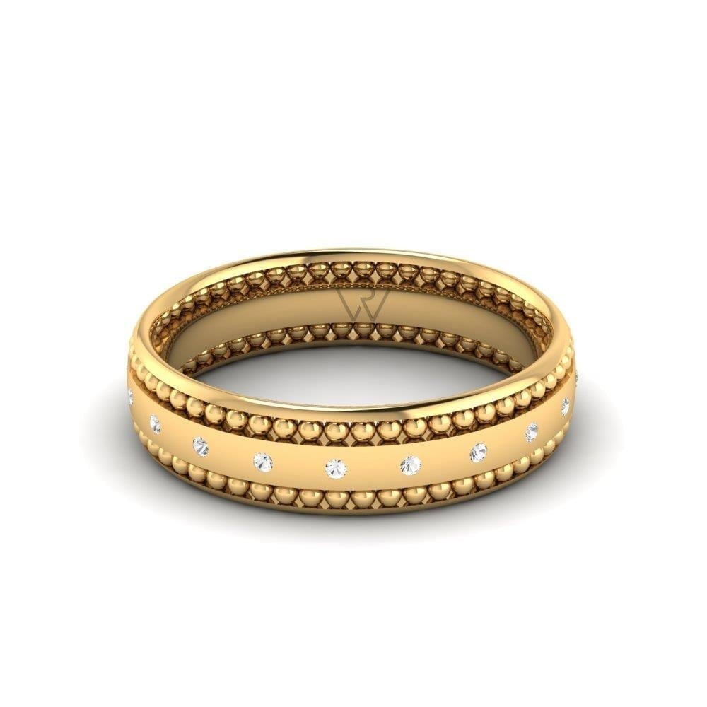 Alliances en Argent Plaqué Or jaune Femme Lovelit Oxyde de Zirconium