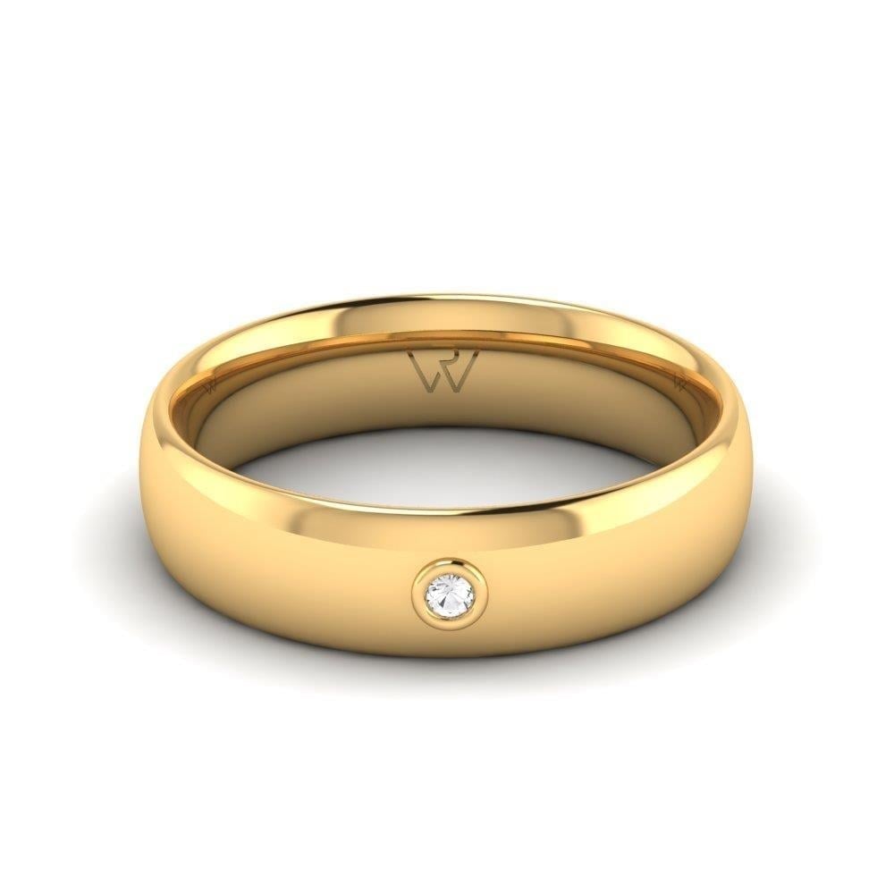Alliances en Argent Plaqué Or jaune Femme Lovecircle Oxyde de Zirconium