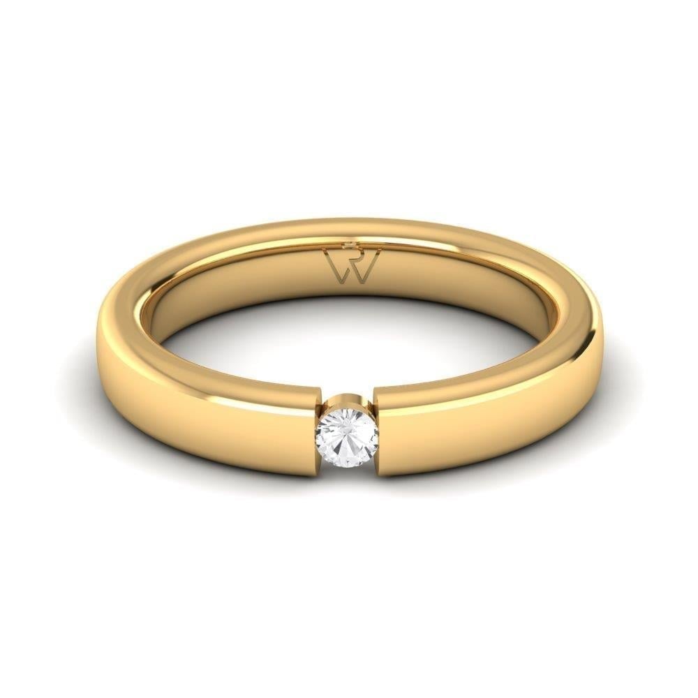 Alliances en Argent Plaqué Or jaune Femme Eternalwish Oxyde de Zirconium