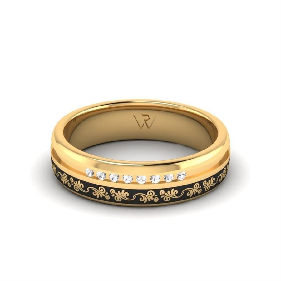 Alliances en Argent Plaqué Or jaune Femme Alluring Light