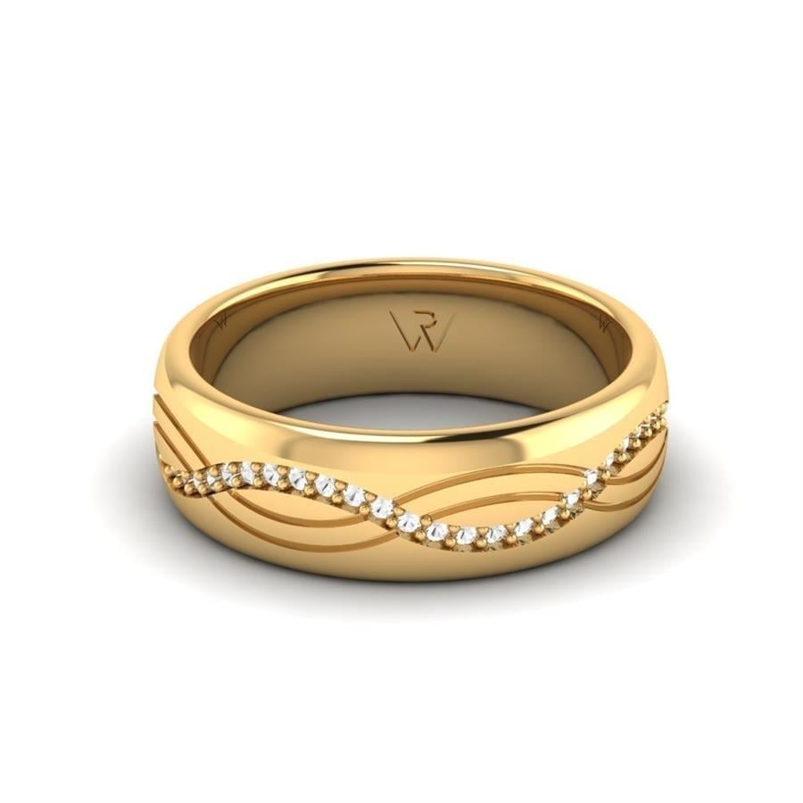 Alliances en Argent Plaqué Or jaune Femme Niko