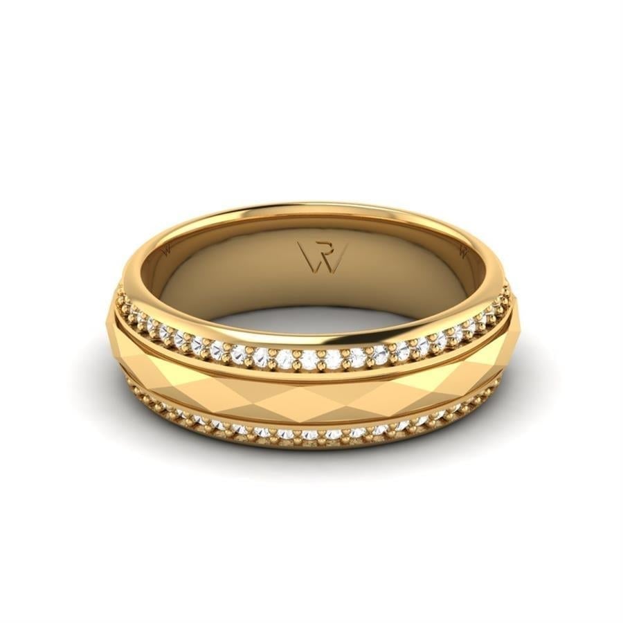 Alliances en Argent Plaqué Or jaune Femme Tamara