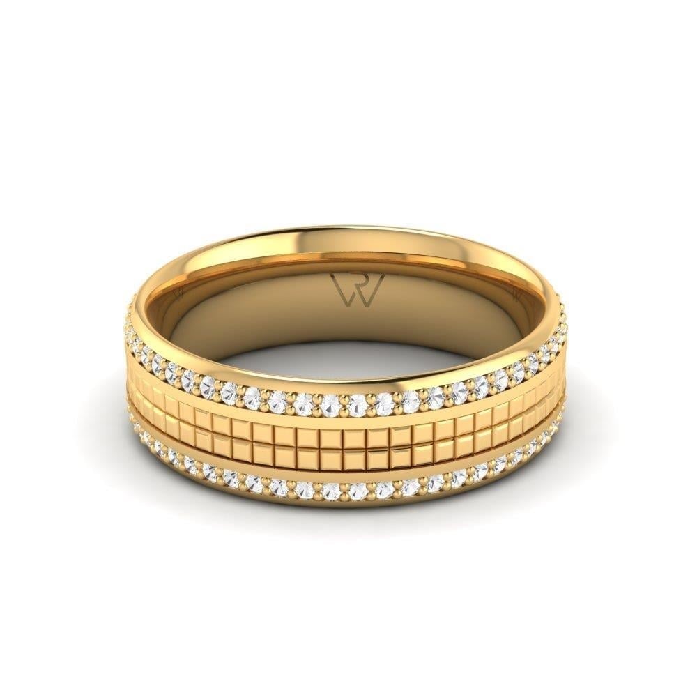 Alliances en Argent Plaqué Or jaune Femme Romancea Oxyde de Zirconium