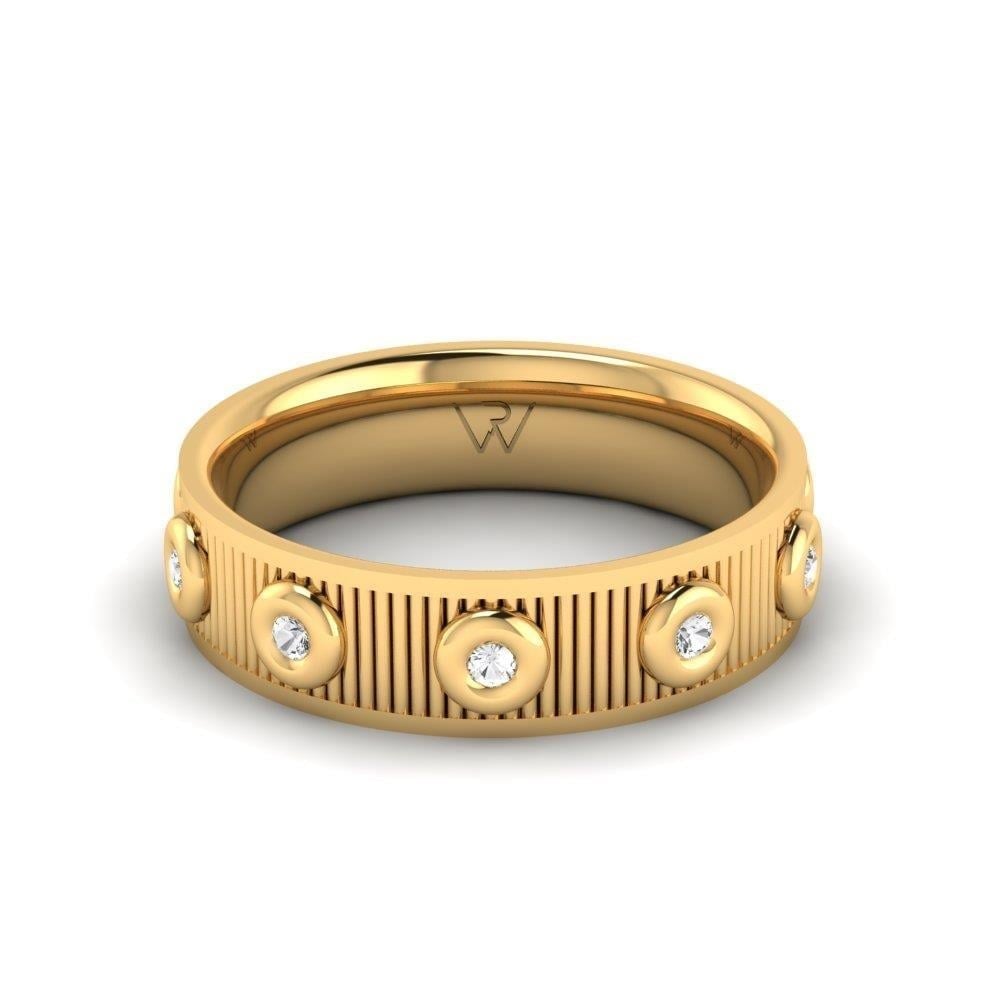 Alliances en Argent Plaqué Or jaune Femme Endlessio Oxyde de Zirconium