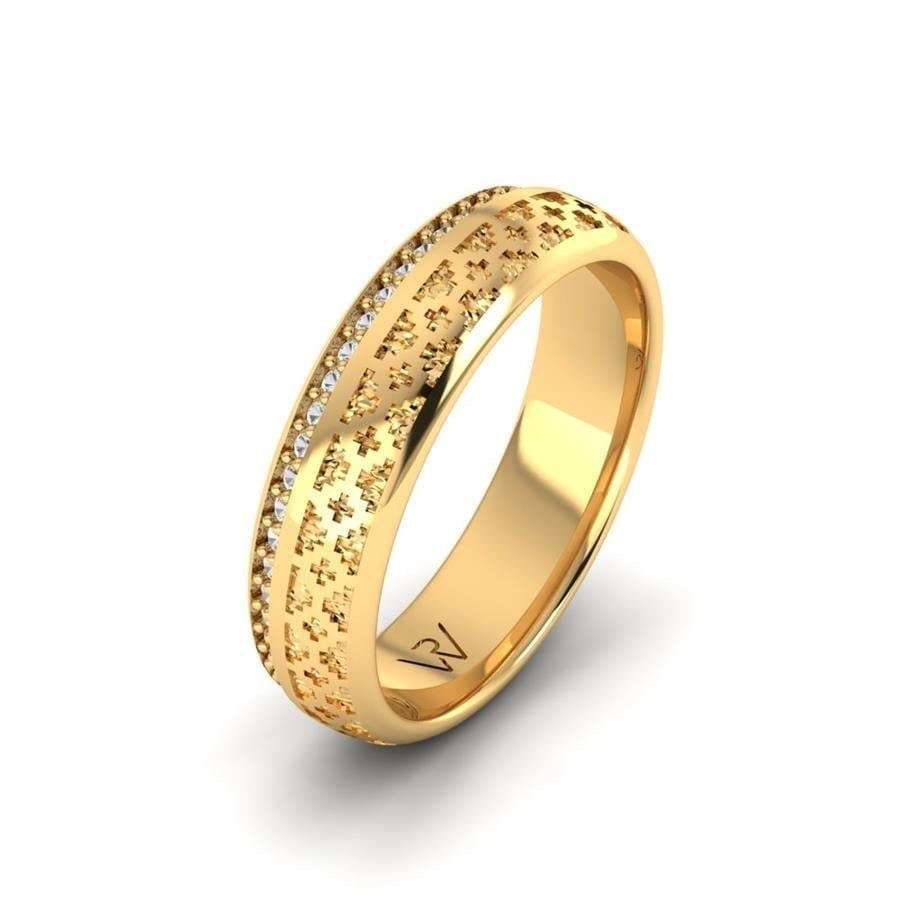 Alliances en Argent Plaqué Or jaune Femme Titty