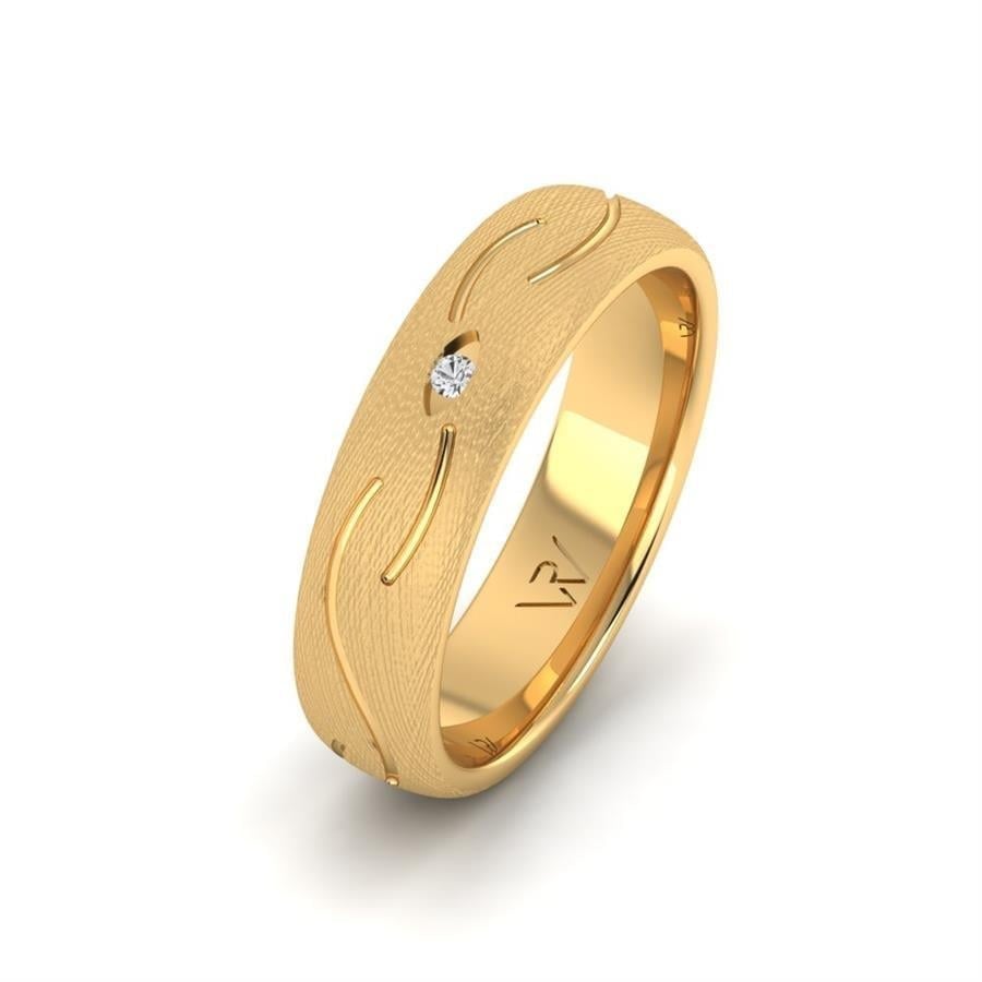 Alliances en Argent Plaqué Or jaune Femme Fire
