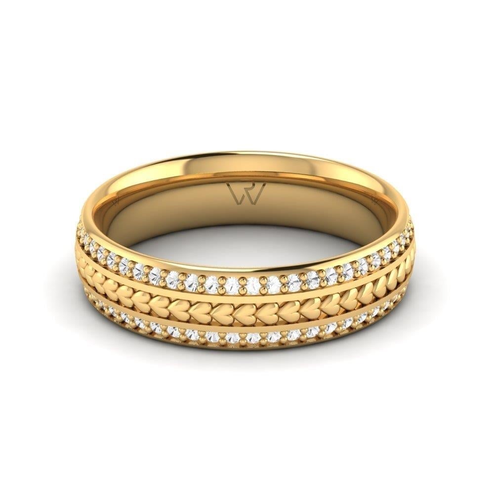 Alliances en Argent Plaqué Or jaune Femme Serenityloop Oxyde de Zirconium