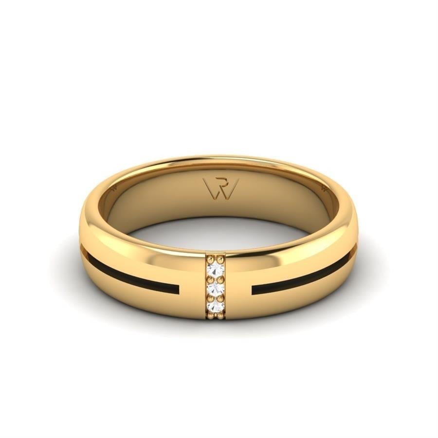 Alliances en Argent Plaqué Or jaune Femme Unique Trust