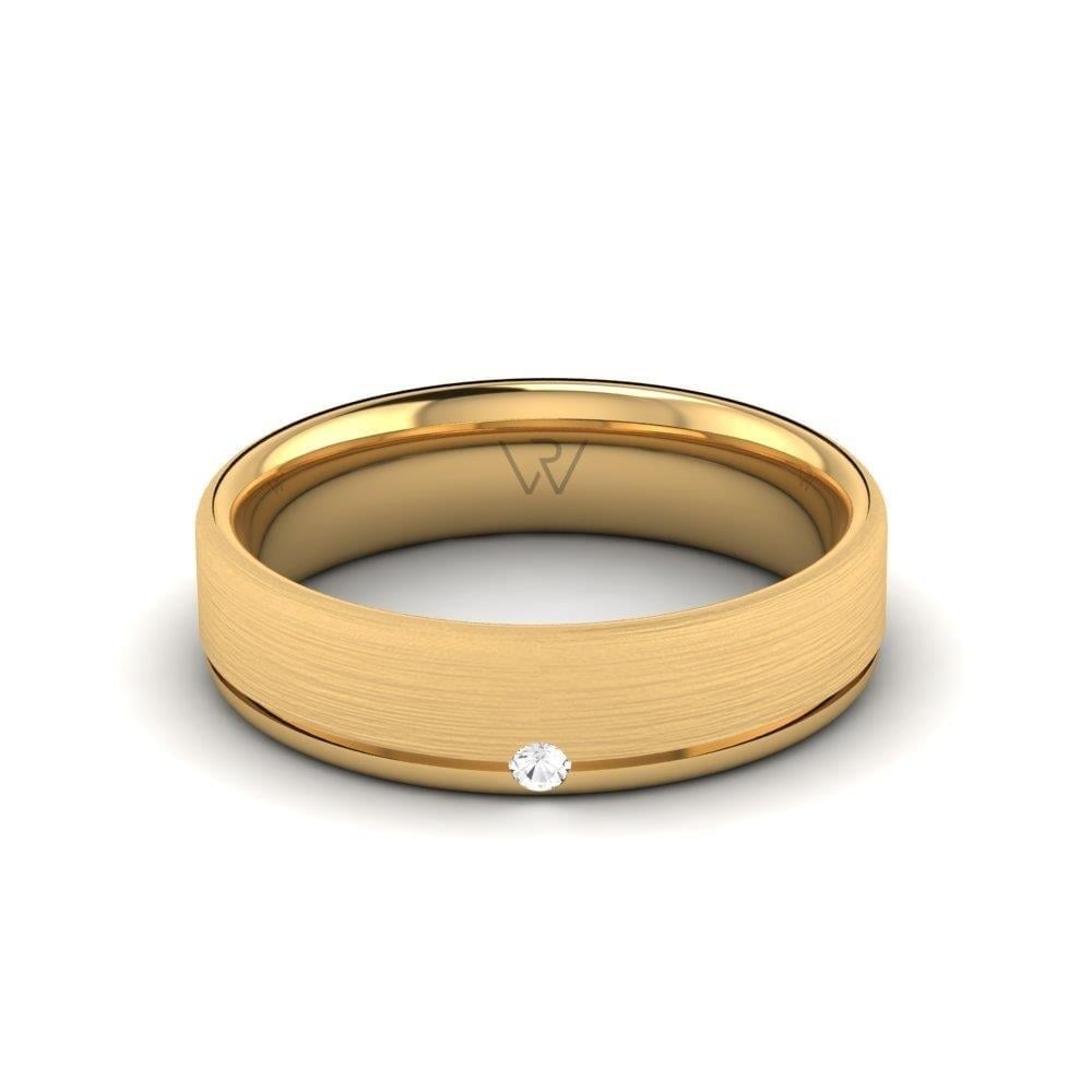 Alliances en Argent Plaqué Or jaune Femme Enchantla Oxyde de Zirconium