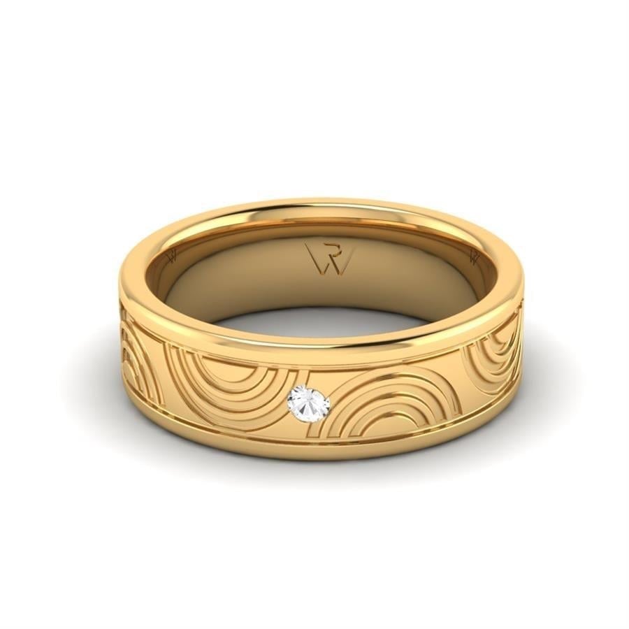 Alliances en Argent Plaqué Or jaune Femme Petalzest