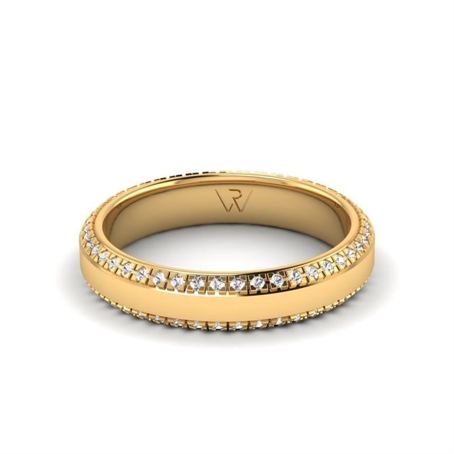 Alliances en Argent Plaqué Or jaune Femme Alluring Spring