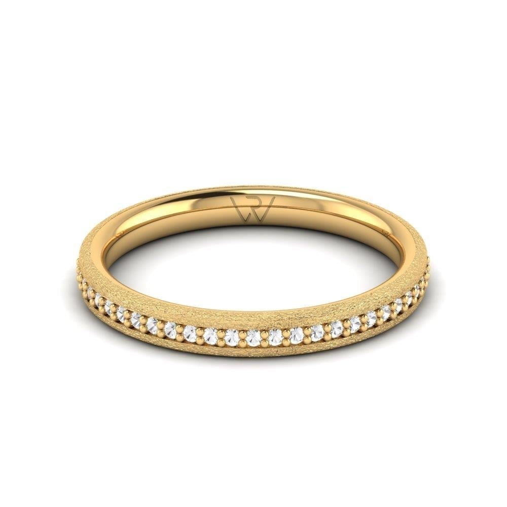 Alliances en Argent Plaqué Or jaune Femme Joinfiesta Oxyde de Zirconium