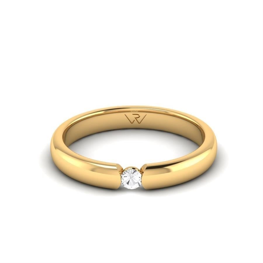 Alliances en Argent Plaqué Or jaune Femme Endless Love