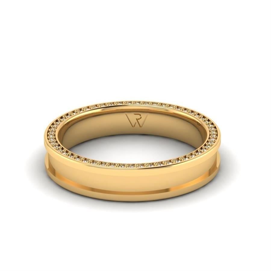 Alliances en Argent Plaqué Or jaune Femme Daryl