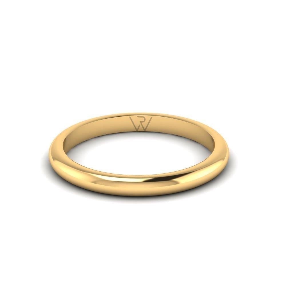 Alliances en Argent Plaqué Or jaune Femme Passionnément