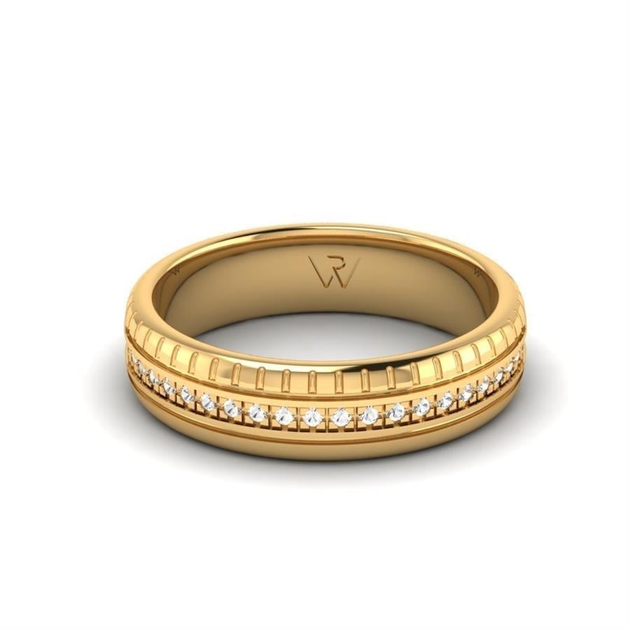 Alliances en Argent Plaqué Or jaune Femme Alluring World