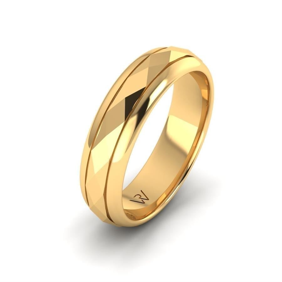 Alliances en Argent Plaqué Or jaune Homme Tamara