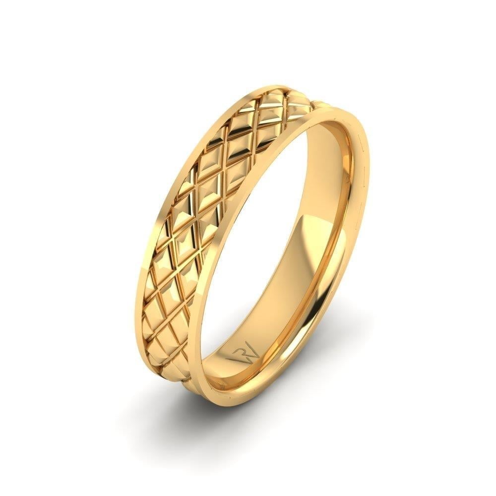 Alliances en Argent Plaqué Or jaune Homme Evermore
