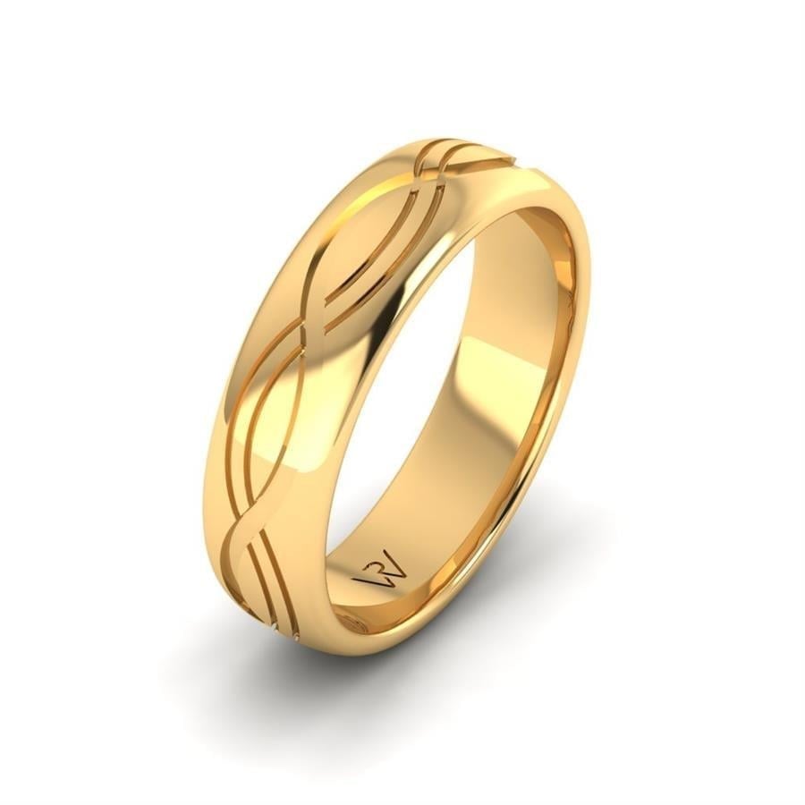 Alliances en Argent Plaqué Or jaune Homme Niko