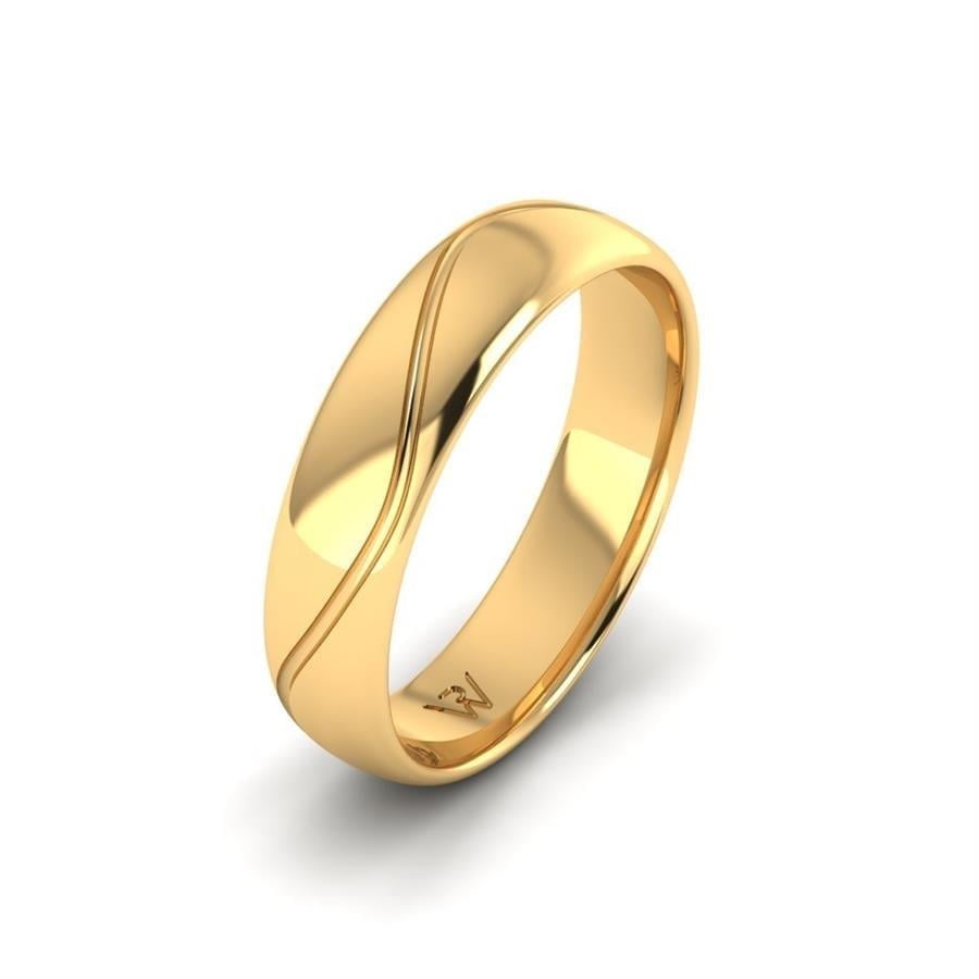 Alliances en Argent Plaqué Or jaune Homme Enamor